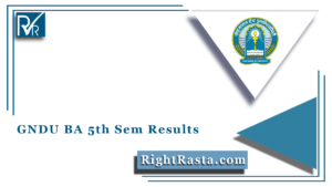 GNDU BA 5th Sem Results