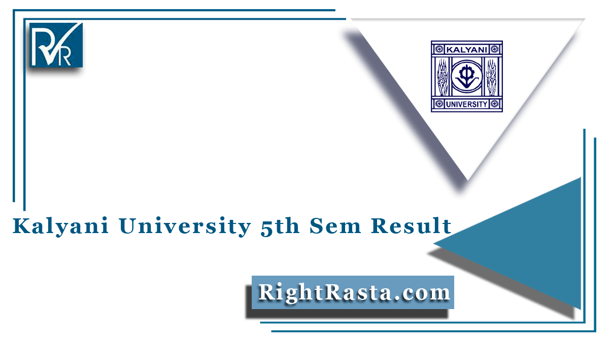 Kalyani University 5th Sem Result