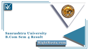 Saurashtra University B.Com Sem 4 Result