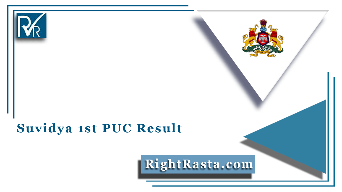 Suvidya 1st PUC Result