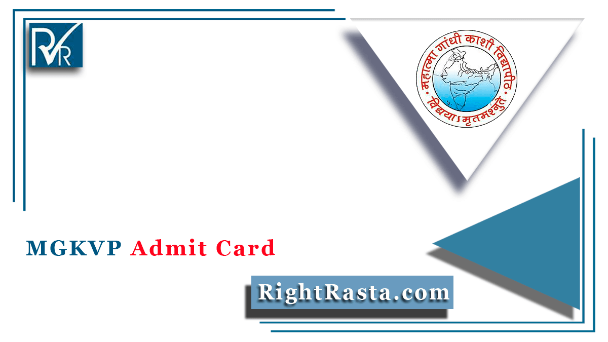 MGKVP Admit Card