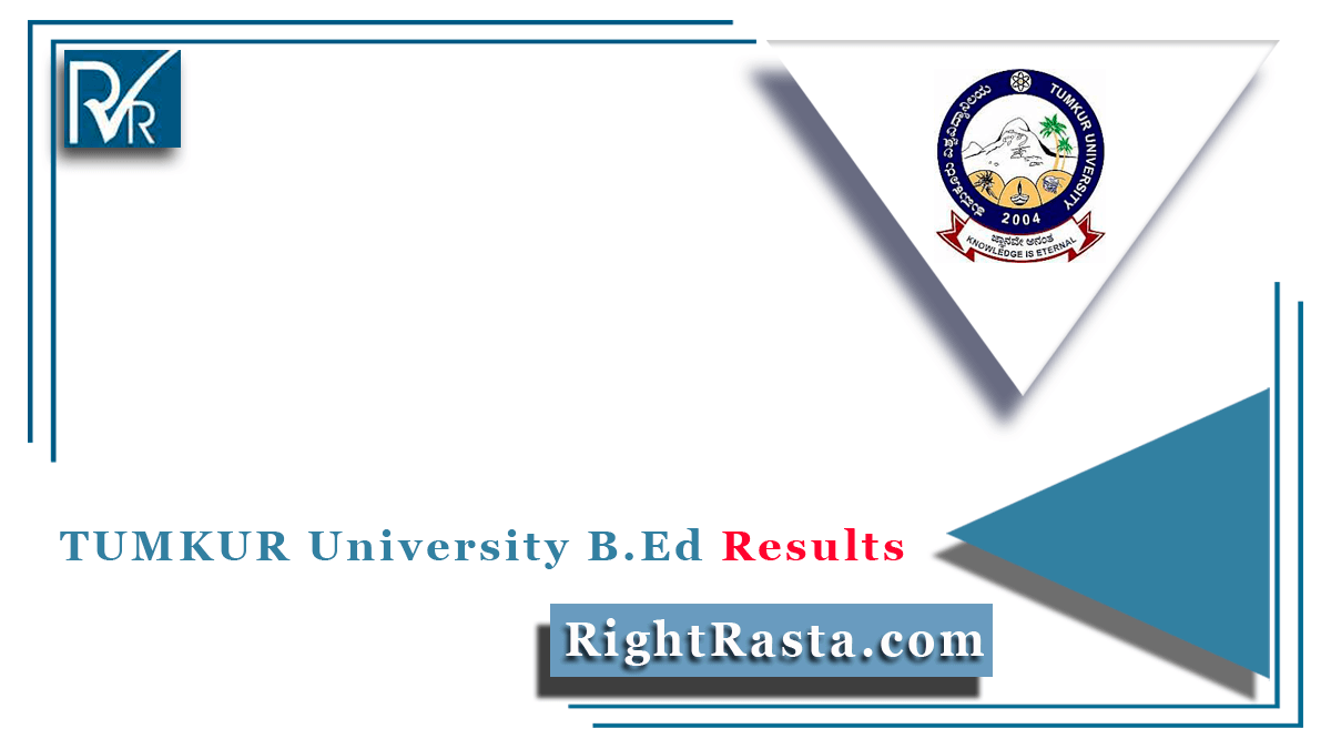 TUMKUR University B.Ed Results