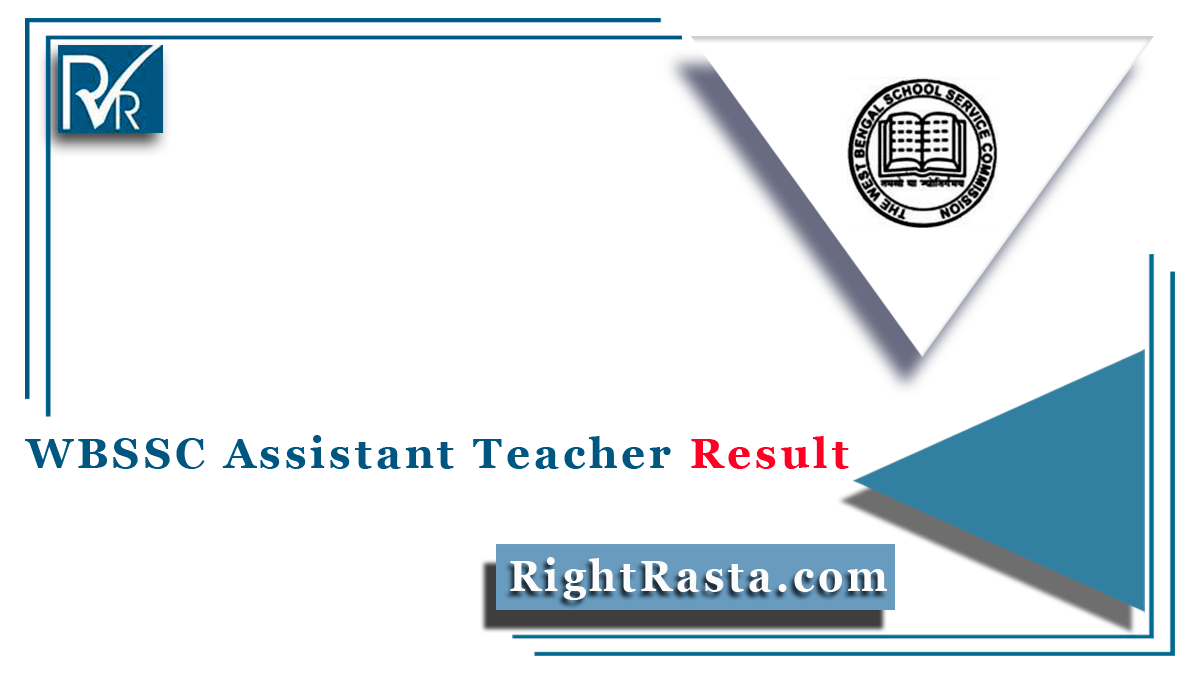 WBSSC Assistant Teacher Result