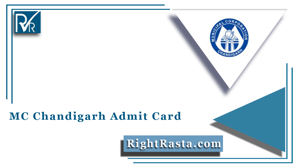 MC Chandigarh Admit Card