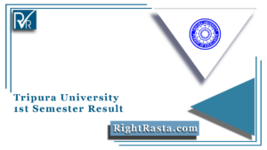Tripura University 1st Semester Result