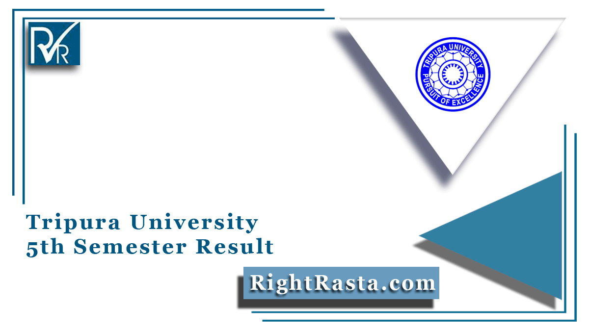 Tripura University 5th Semester Result