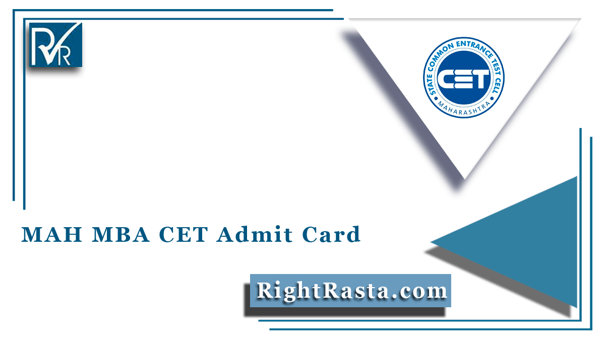 MAH MBA CET Admit Card