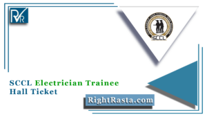 SCCL Electrician Trainee Hall Ticket