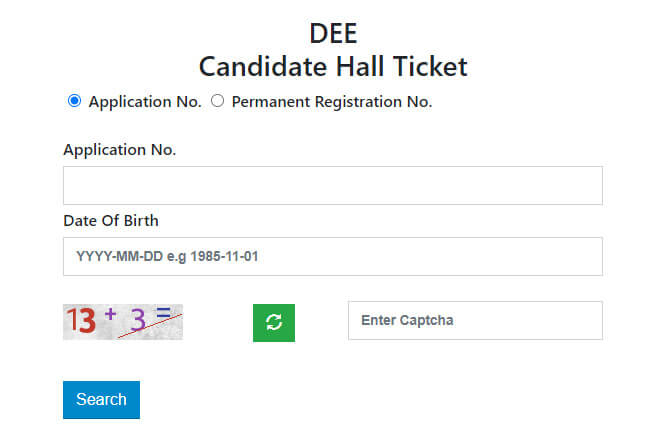 TN DGE Hall Ticket