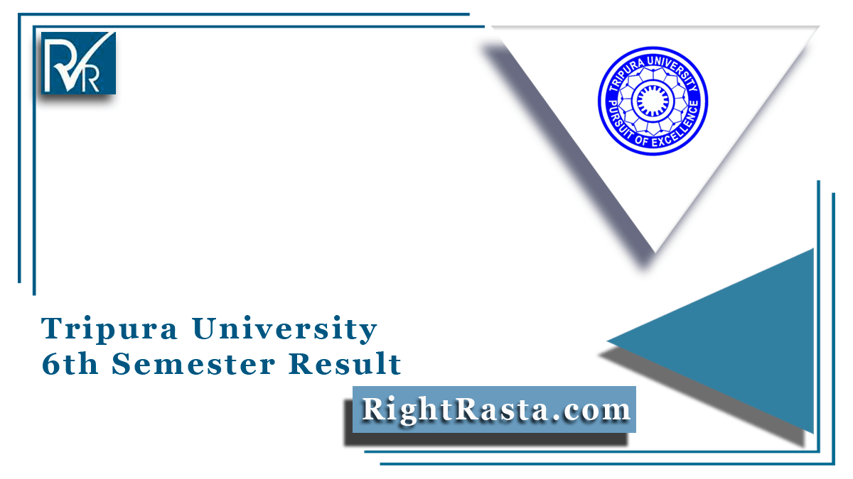 Tripura University 6th Semester Result