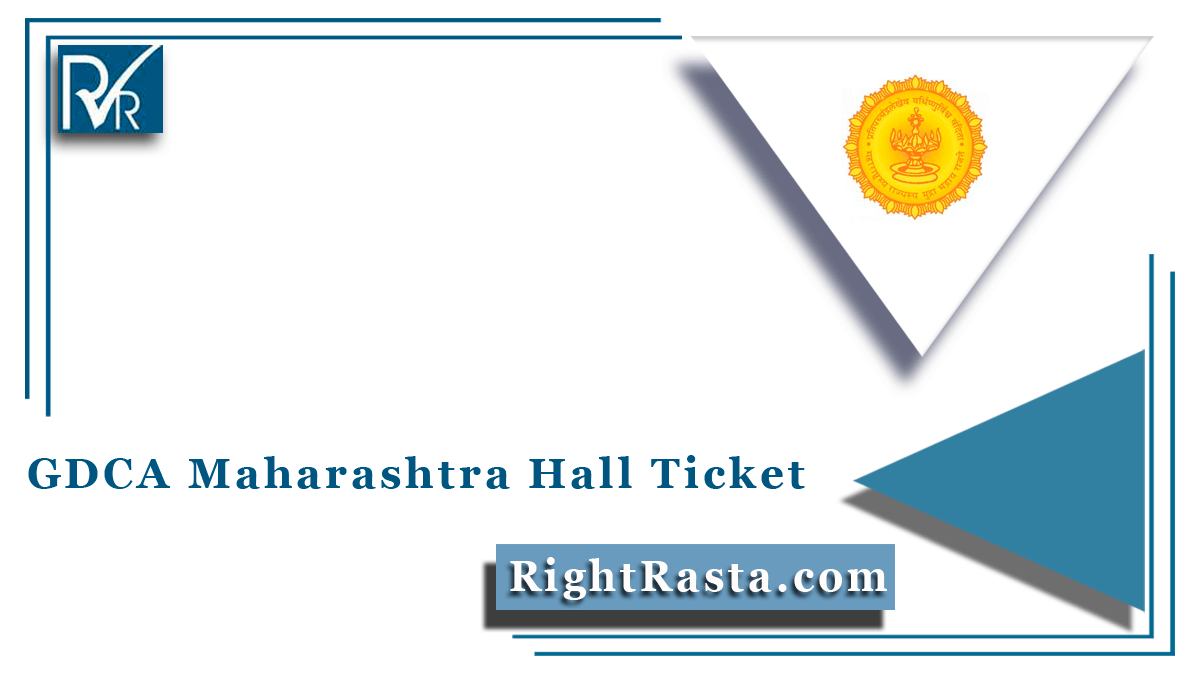 GDCA Maharashtra Hall Ticket