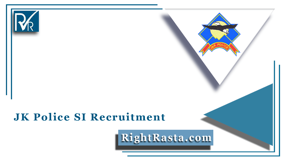 JK Police SI Recruitment
