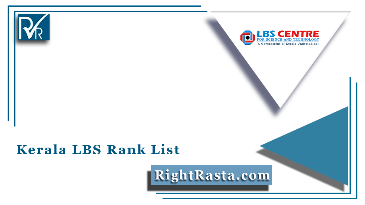 Kerala LBS Rank List