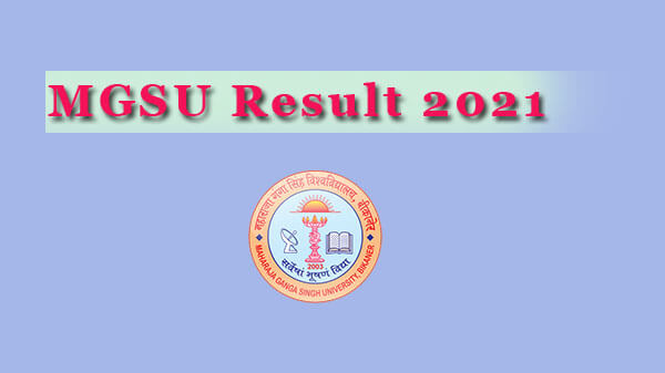 MGSU Result 2021