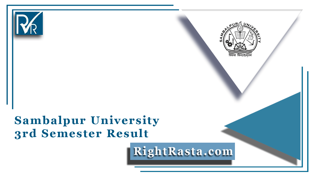 Sambalpur University 3rd Semester Result