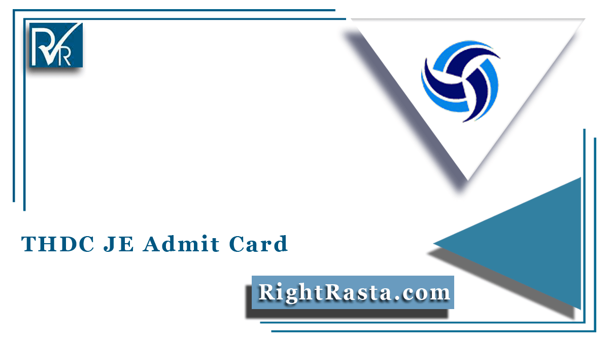 THDC JE Admit Card