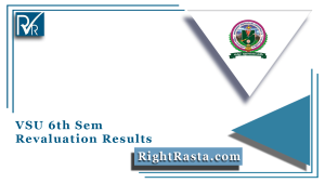 VSU 6th Sem Revaluation Results
