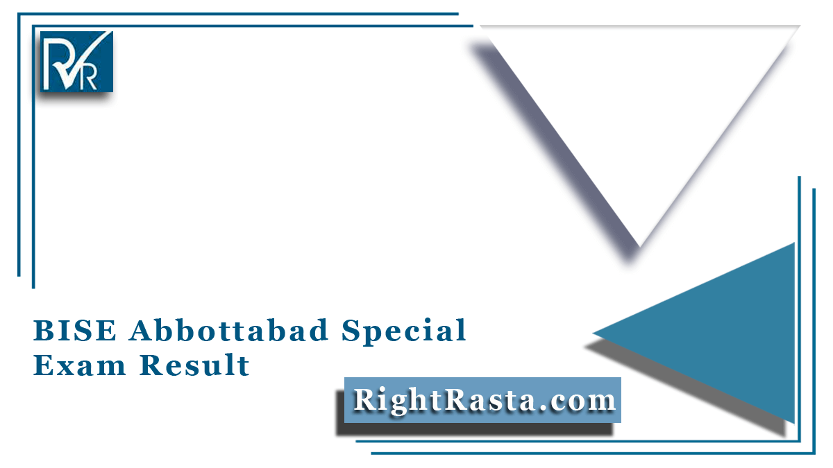 BISE Abbottabad Special Exam Result