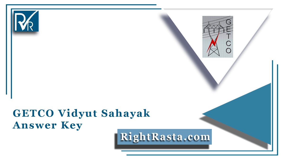 GETCO Vidyut Sahayak Answer Key