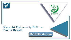 Karachi University B.Com Part 1 Result