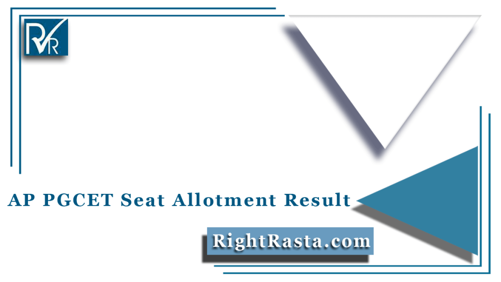 AP PGCET Seat Allotment Result