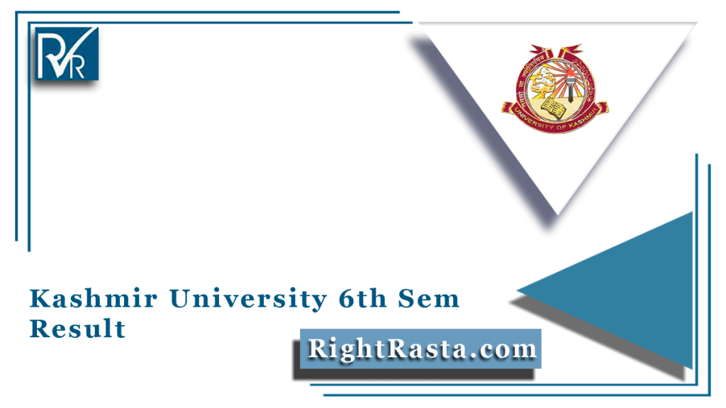 Kashmir University 6th Sem Result