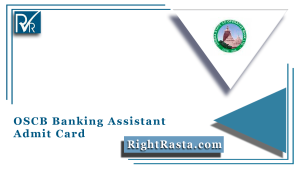 OSCB Banking Assistant Admit Card
