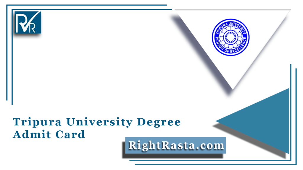 Tripura University Degree Admit Card