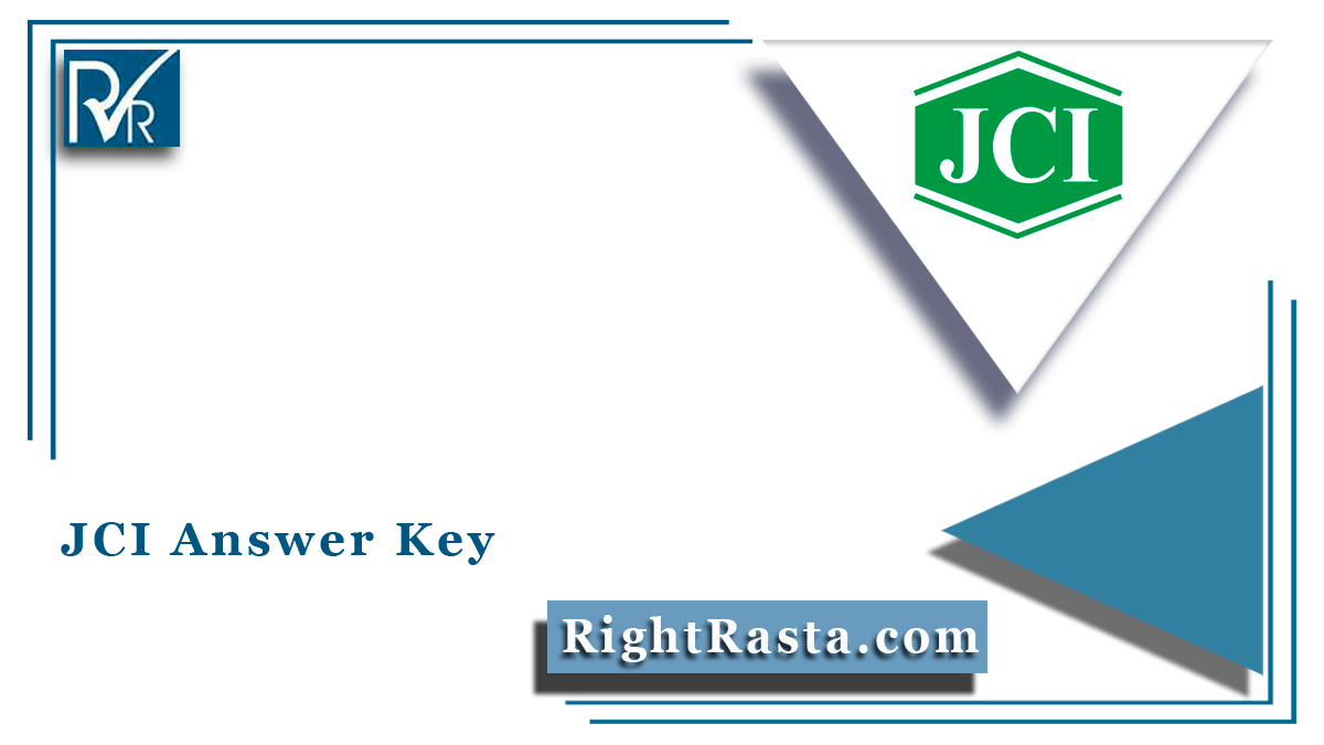 JCI Answer Key