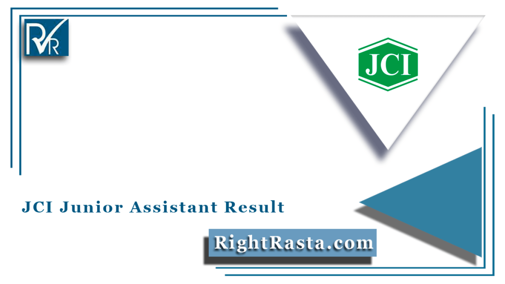 JCI Junior Assistant Result