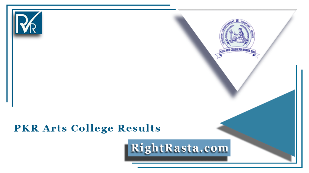PKR Arts College Results