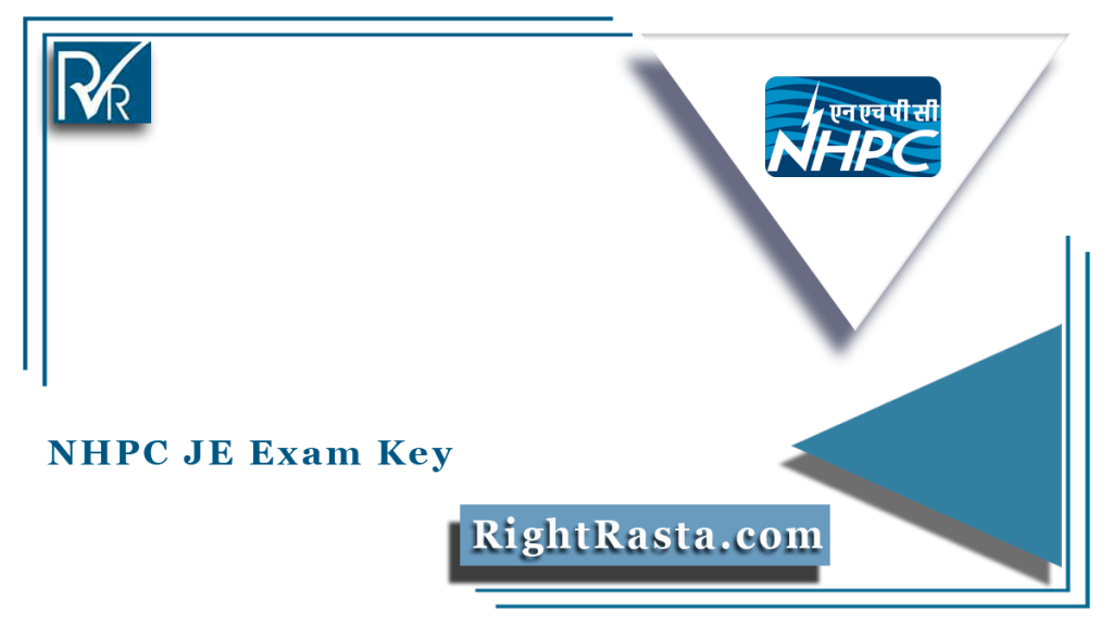 NHPC JE Exam Key