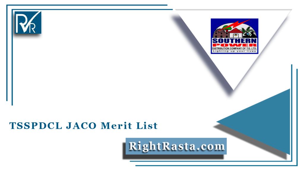 TSSPDCL JACO Merit List