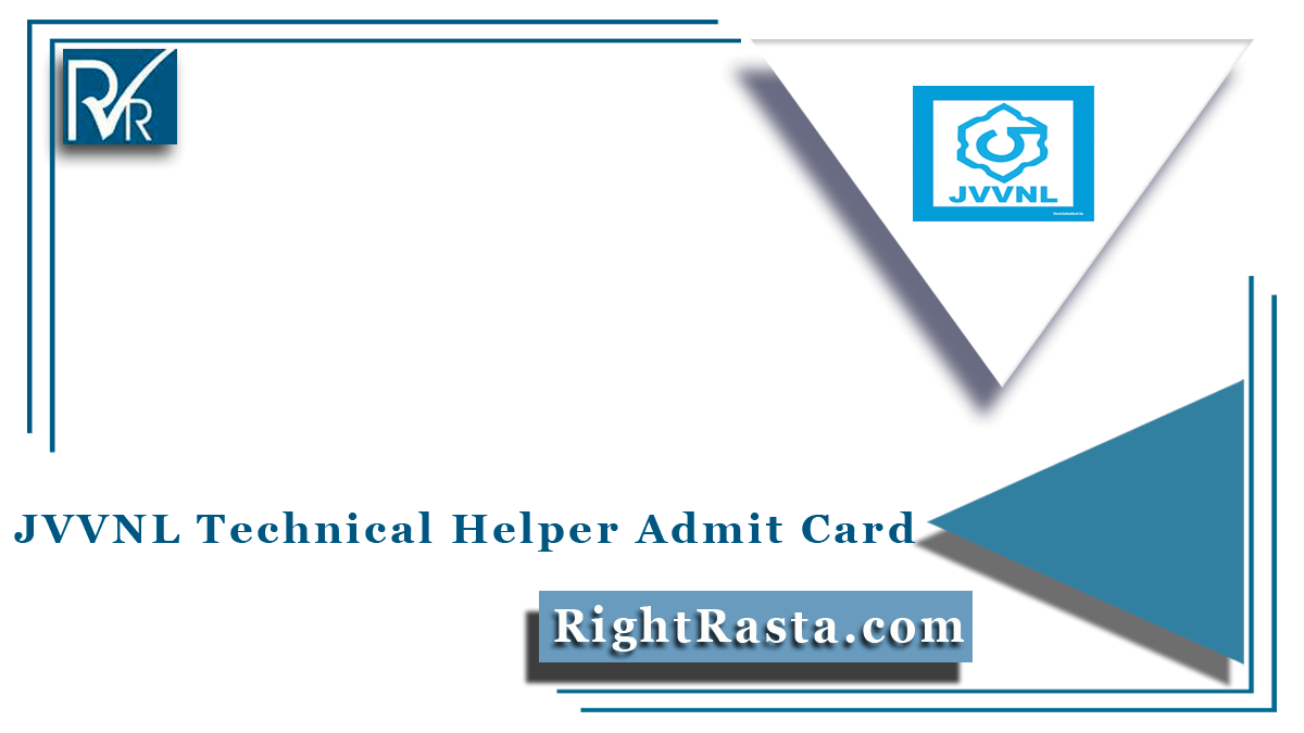 JVVNL Technical Helper Admit Card