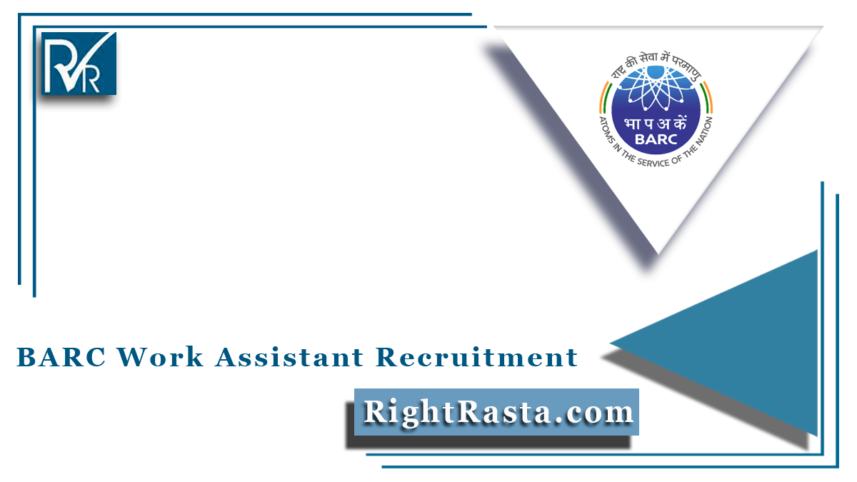 BARC Work Assistant Recruitment