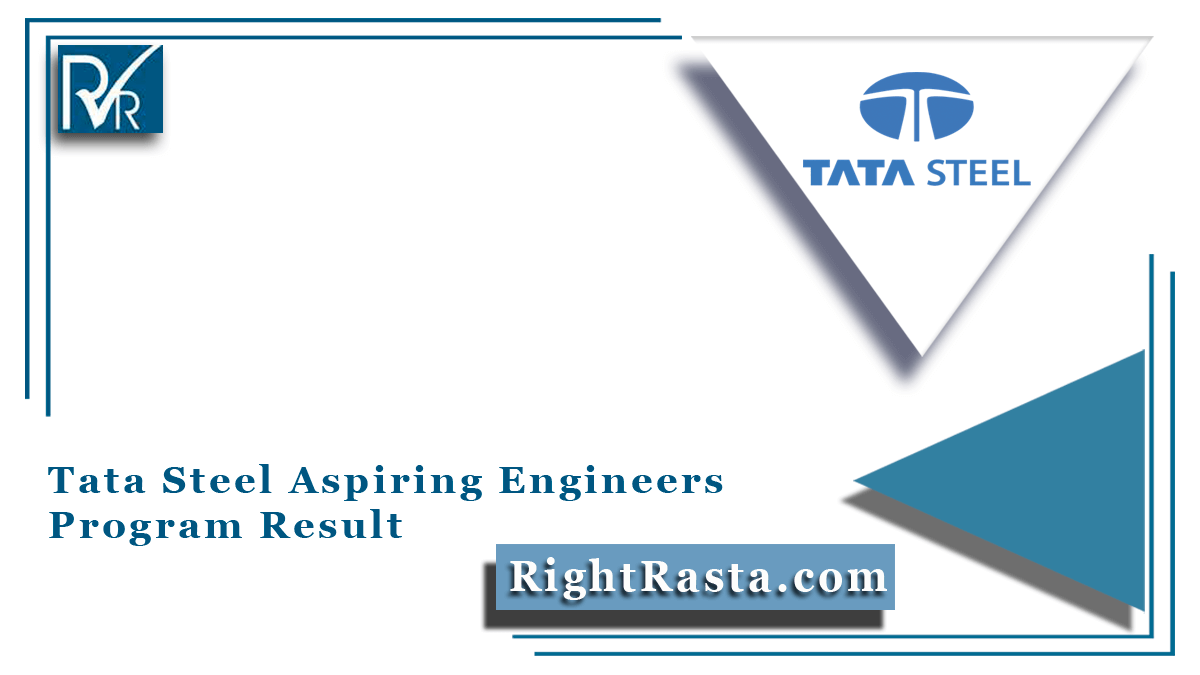Tata Steel Aspiring Engineers Program Result