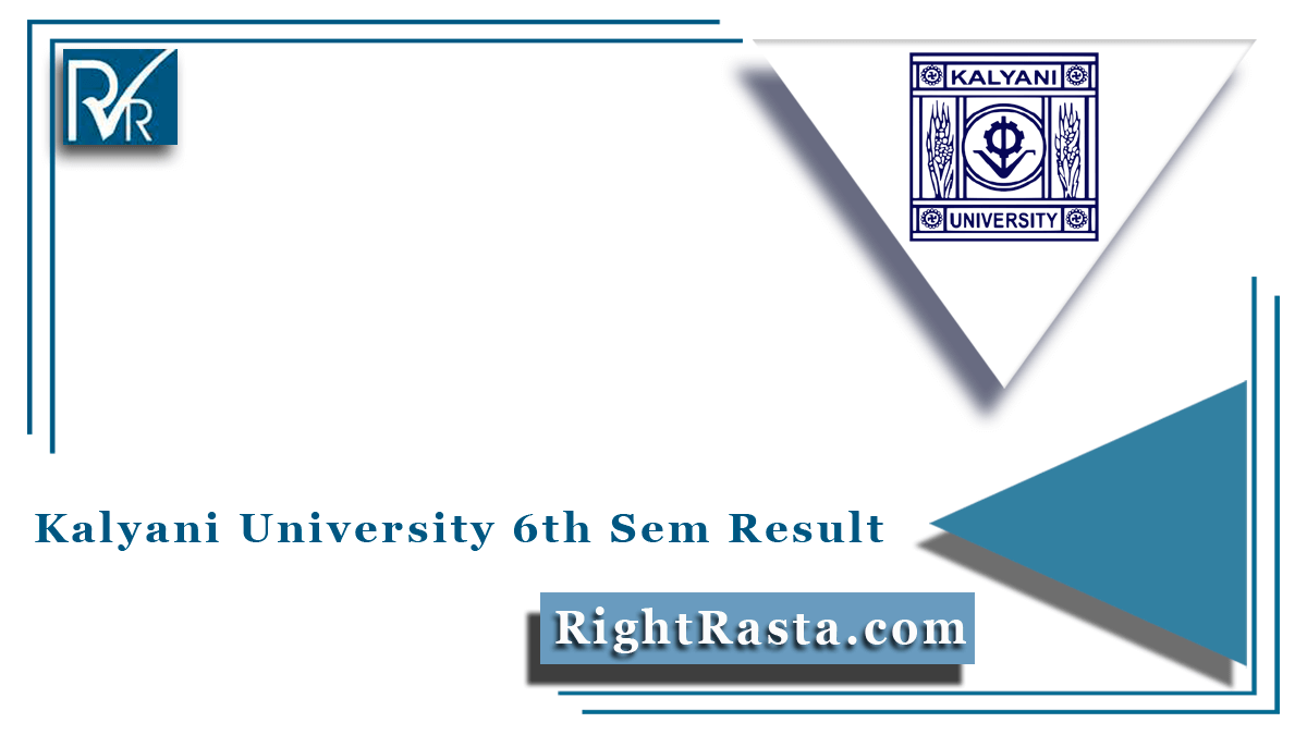 Kalyani University 6th Sem Result