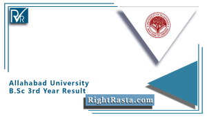 Allahabad University B.Sc 3rd Year Result