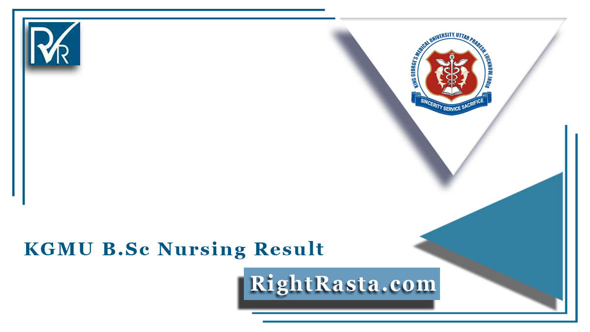 KGMU B.Sc Nursing Result
