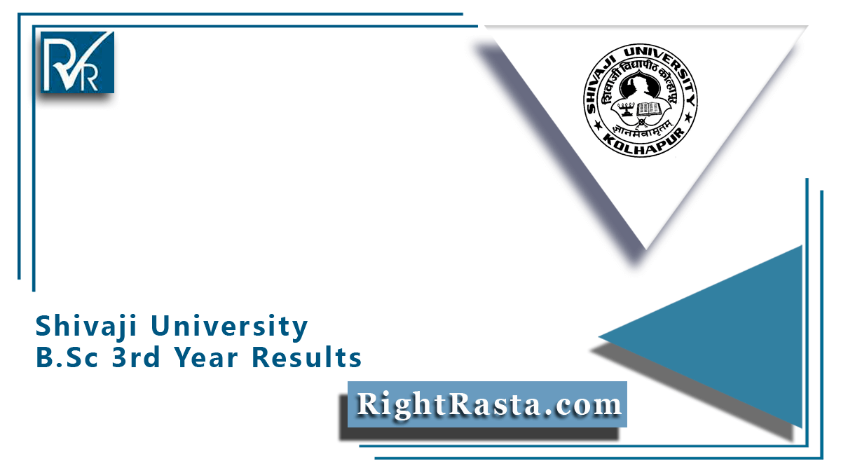 Shivaji University B.Sc 3rd Year Results