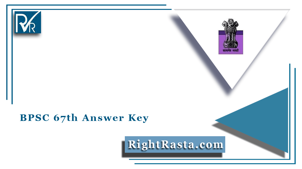 BPSC 67th Answer Key
