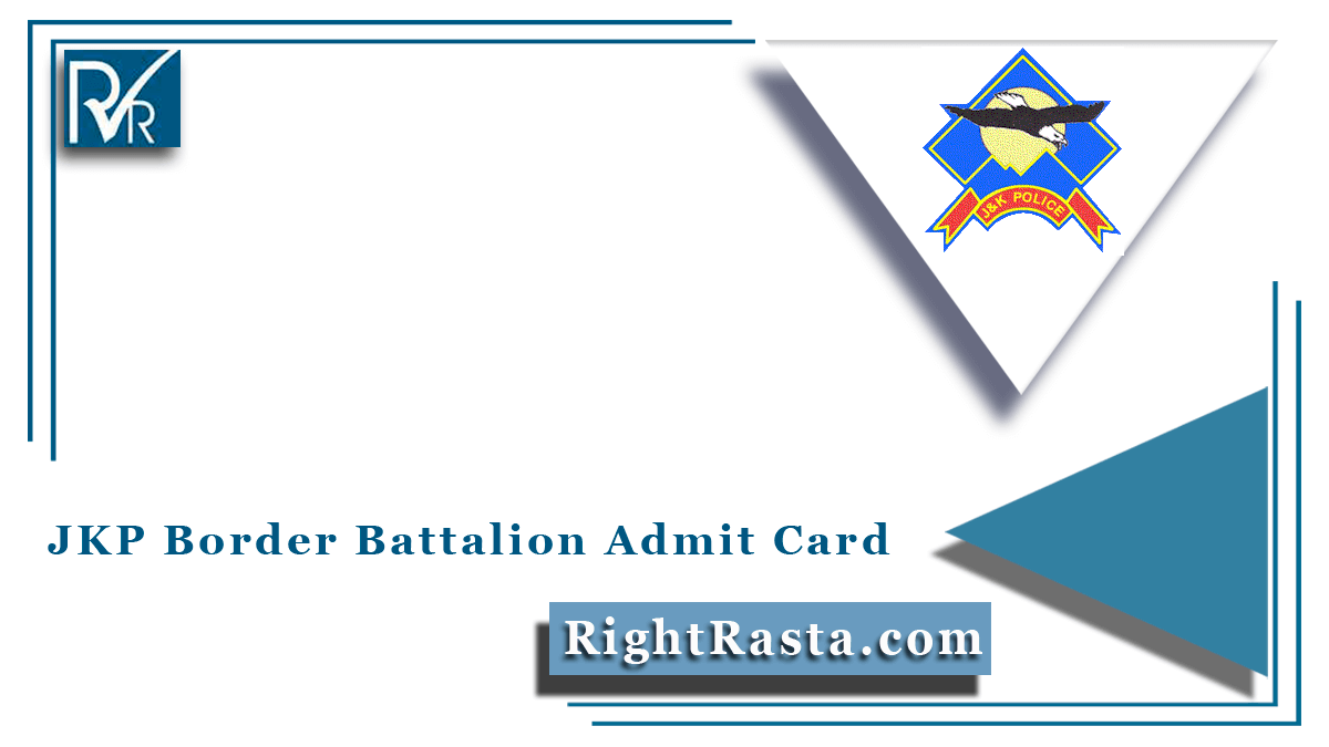 JKP Border Battalion Admit Card