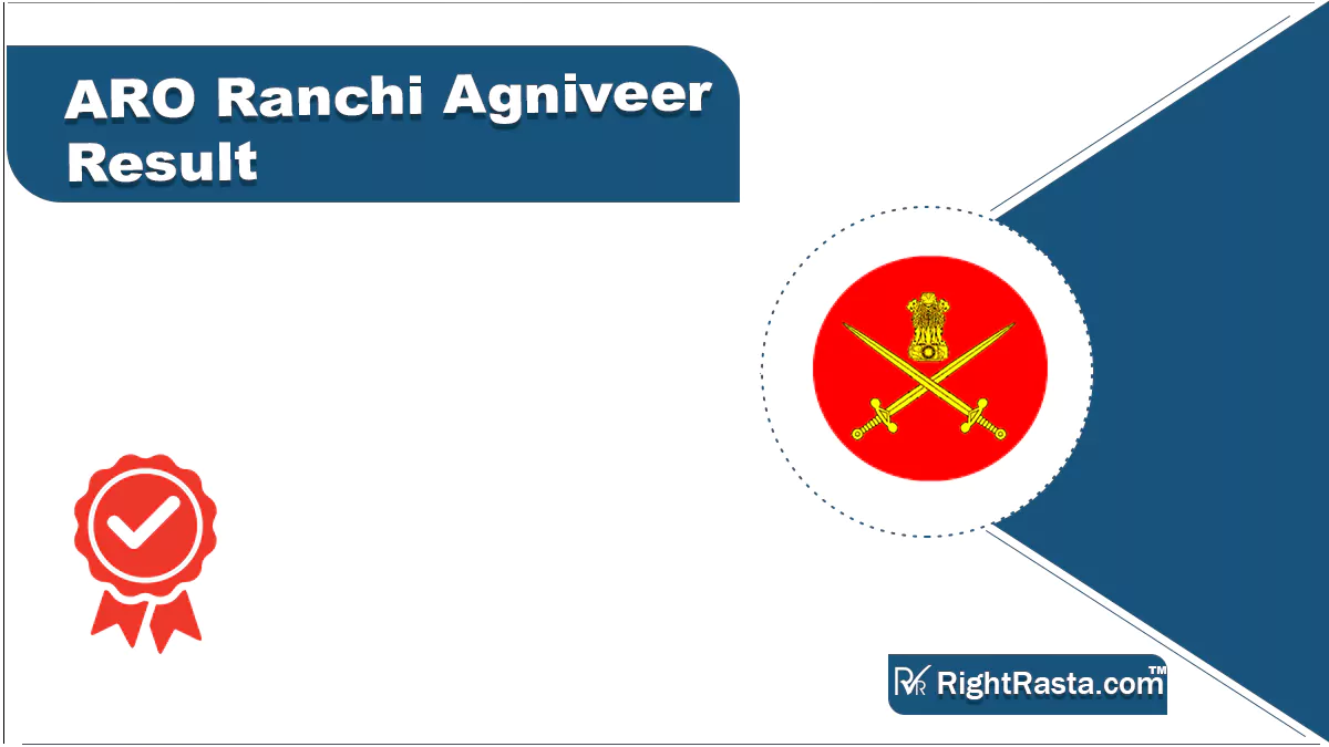 ARO Ranchi Agniveer Result