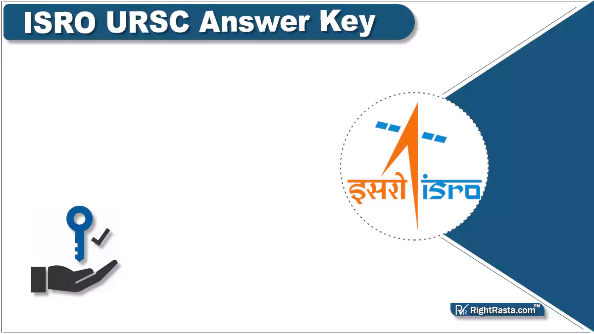 ISRO URSC Answer Key