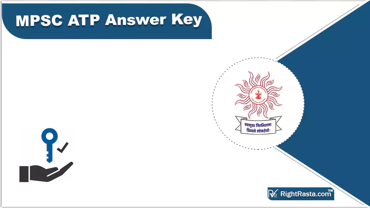MPSC ATP Answer Key