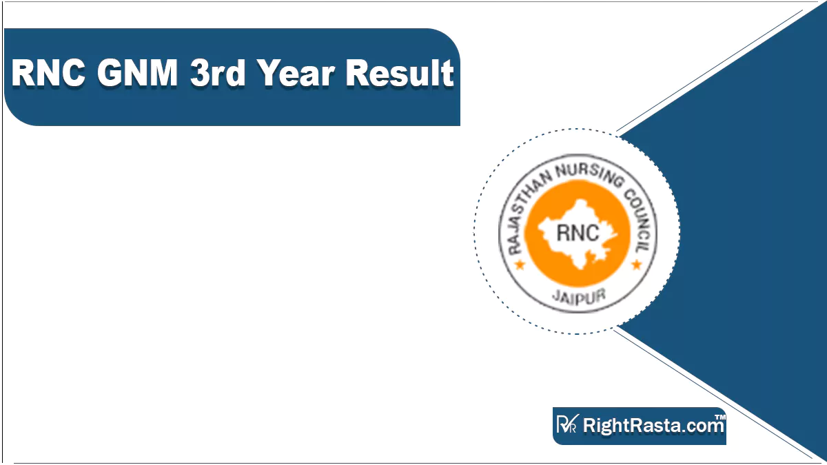 RNC GNM 3rd Year Result