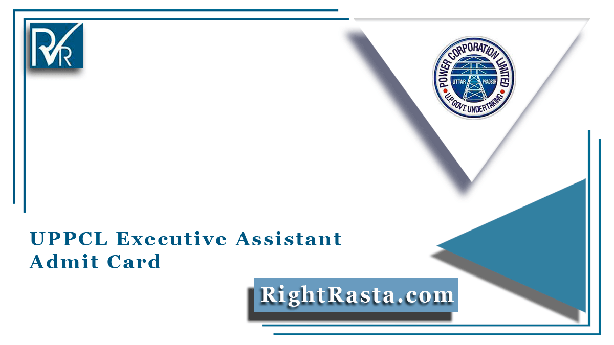 UPPCL Executive Assistant Admit Card