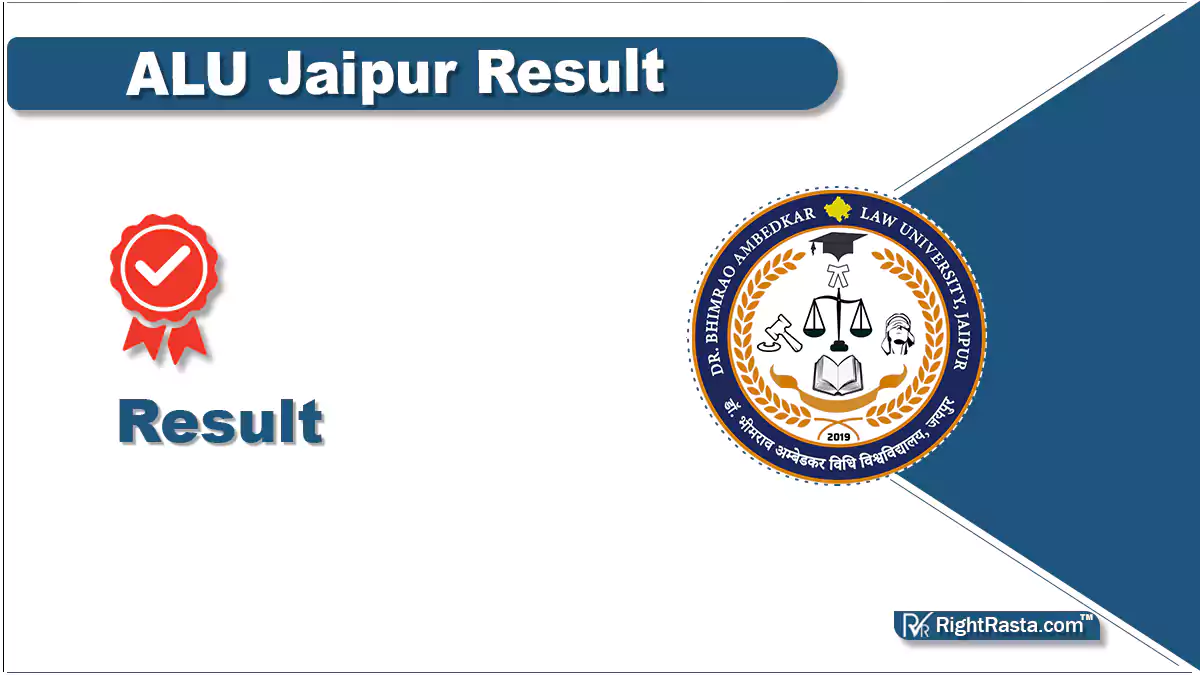 ALU Jaipur Result