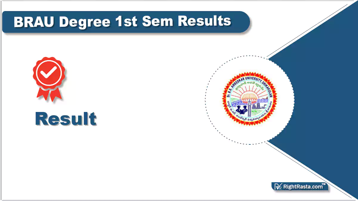 BRAU Degree 1st Sem Results