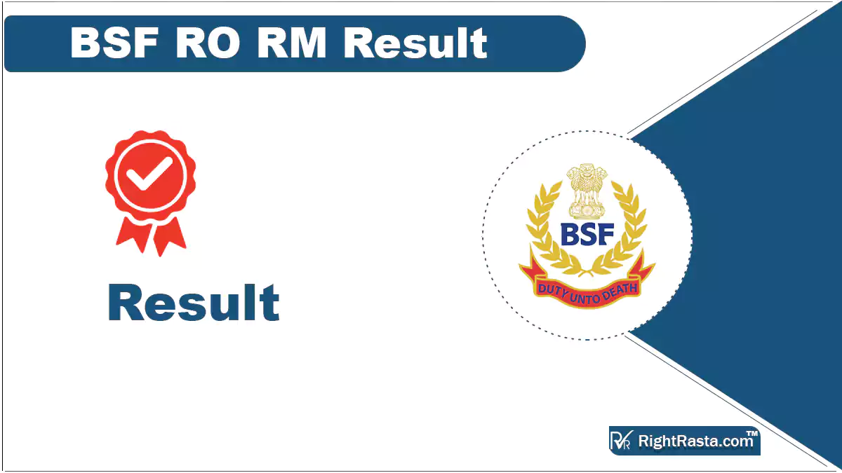 BSF RO RM Result